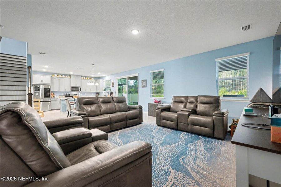 Furnished interior view inside a new home in RiverTown - Settlement, St. Johns (Image 17).