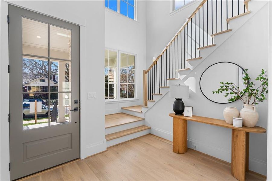 Furnished interior view inside a new home in , Atlanta (Image 36).