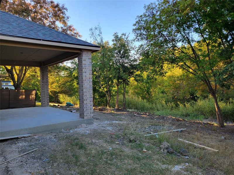 In-progress construction of a new home in , Dallas, TX (Image 5).