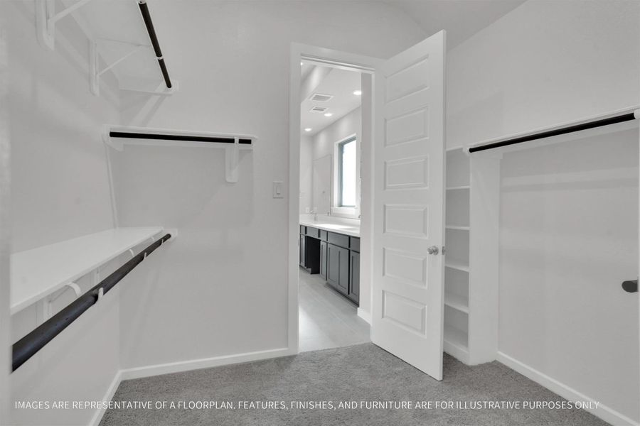 Furnished interior view inside a new home in Emberly  45', Beasley (Image 6).