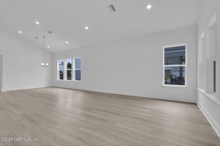 Spacious, unfurnished interior of a new home in Seabrook Village at Seabrook, Nocatee (Image 19).
