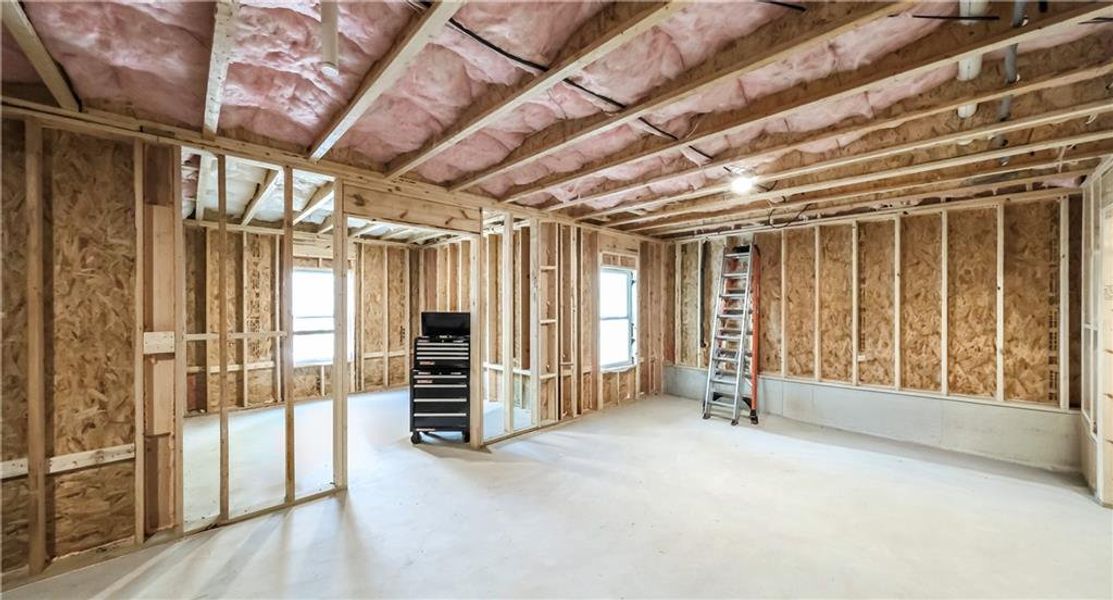 In-progress construction of a new home in , Bremen, GA (Image 47).