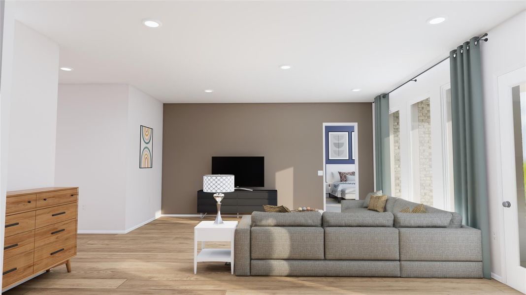 Furnished interior view inside a new home in Anniston, Katy (Image 3).