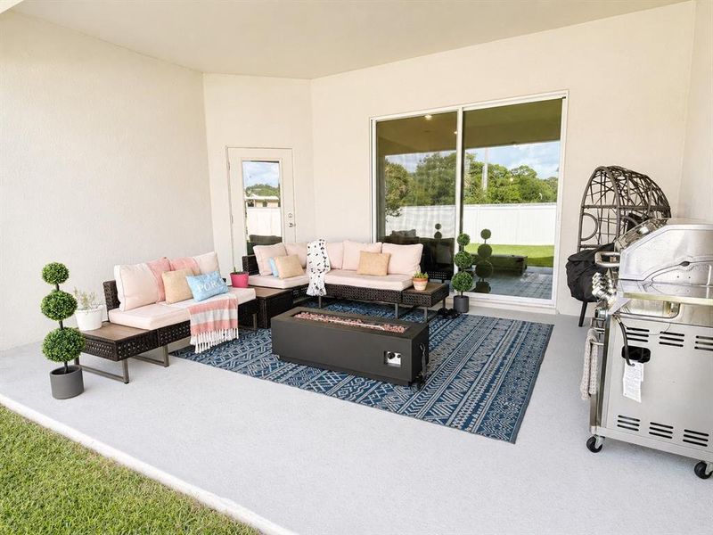 Furnished interior view inside a new home in Crystal Bay Estates, Grant-Valkaria (Image 9).