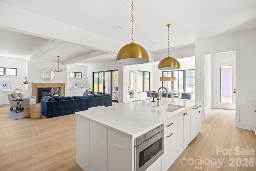 Furnished interior view inside a new home in , Charlotte (Image 12).