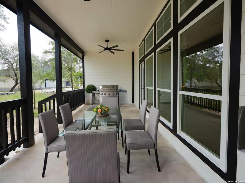 Exterior details and patio area of a home in , Elmendorf (Image 28). Exterior details and patio area of a home in , Elmendorf (Image 28).