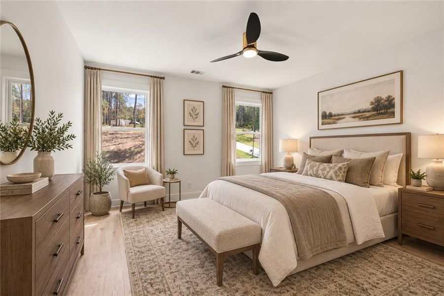 Furnished interior view inside a new home in , Winder (Image 7).