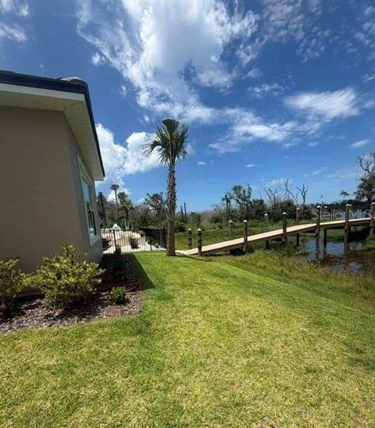 Exterior details and patio area of a home in , Flagler Beach (Image 3). Exterior details and patio area of a home in , Flagler Beach (Image 3).