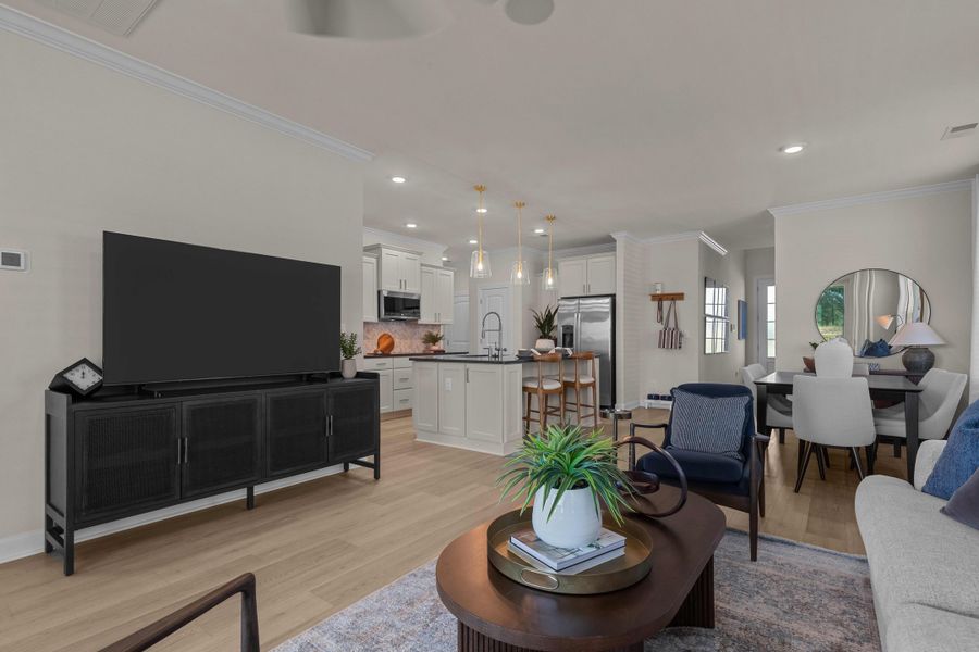 Furnished interior view inside a new home in Terrapin, Leland (Image 11).