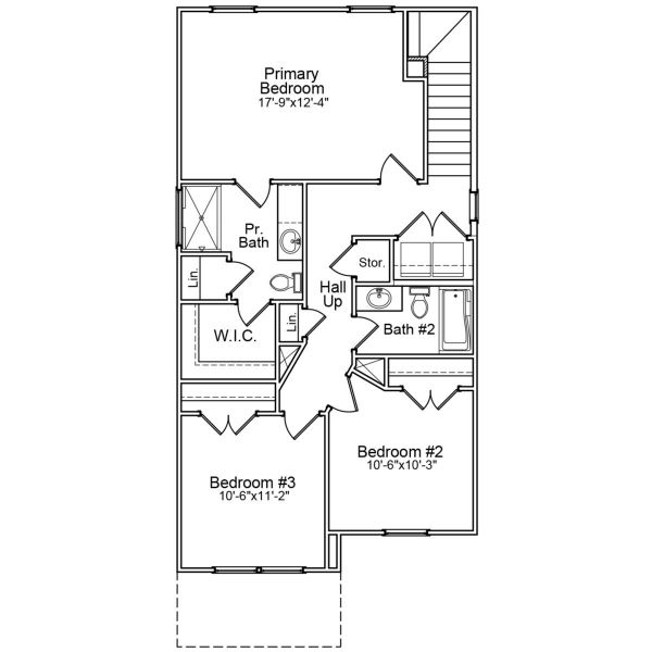2D floor plan layout for the Bartow - Genesis Value Collection by Mungo Homes in Killians Crossing, Blythewood, SC (Image 3).