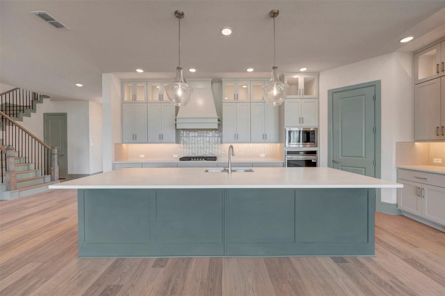 Furnished interior view inside a new home in Sienna - Parkview Collection, Missouri City (Image 7).