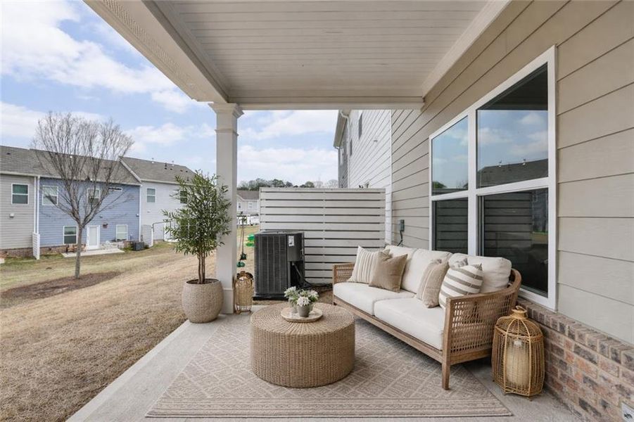 Exterior details and patio area of a home in , Sugar Hill (Image 3).