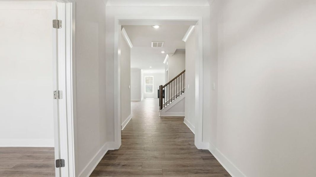 Spacious, unfurnished interior of a new home in Whitehawk Meadows, Travelers Rest (Image 17). Spacious, unfurnished interior of a new home in Whitehawk Meadows, Travelers Rest (Image 17).