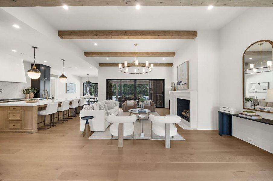 Furnished interior view inside a new home in , Alpharetta (Image 6).