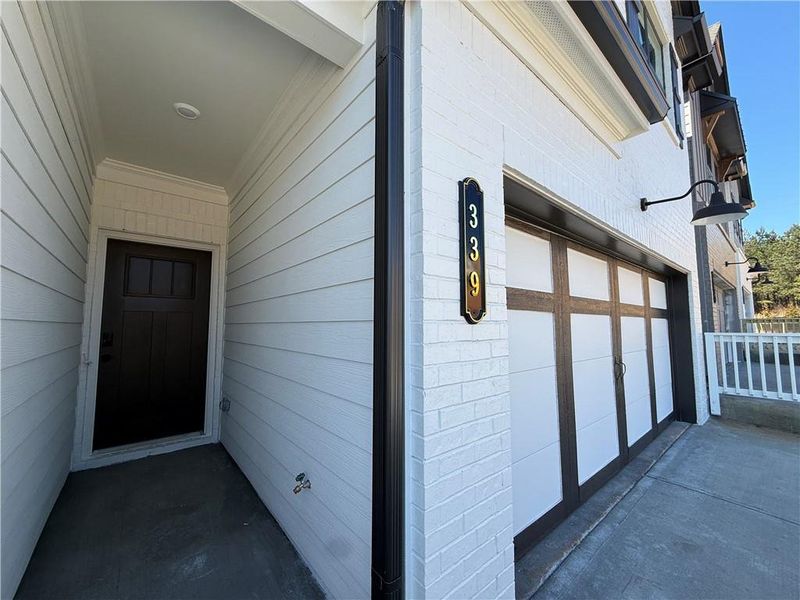 Exterior details and patio area of a home in The Towns at Auburn Station East, Auburn (Image 3).