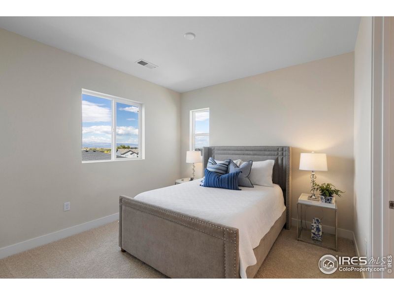 Furnished interior view inside a new home in Morgan Hill, Erie (Image 11).