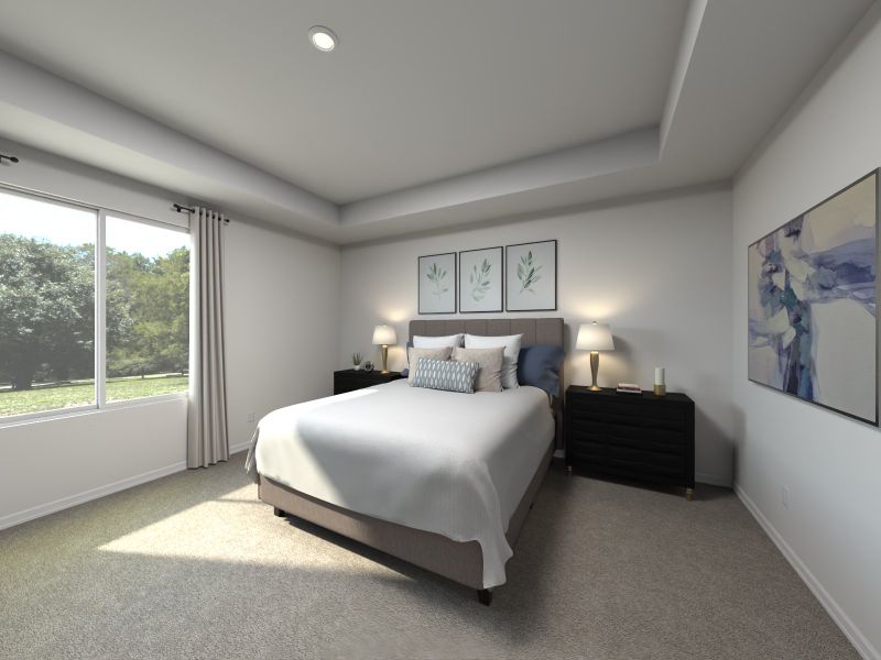 Furnished interior view inside a new home in Colbert Landings - Reserve Series, Palm Coast (Image 6). Furnished interior view inside a new home in Colbert Landings - Reserve Series, Palm Coast (Image 6).