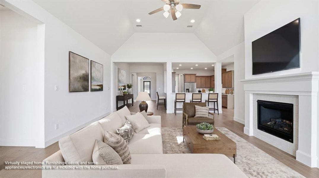 Furnished interior view inside a new home in Talon Hills, Fort Worth (Image 12).