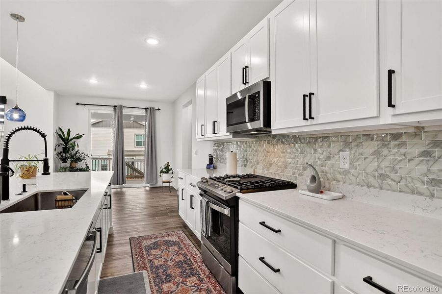 Furnished interior view inside a new home in , Parker (Image 10).