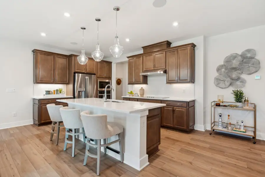 Furnished interior view inside a new home in Seven Oaks, Belmont (Image 3).