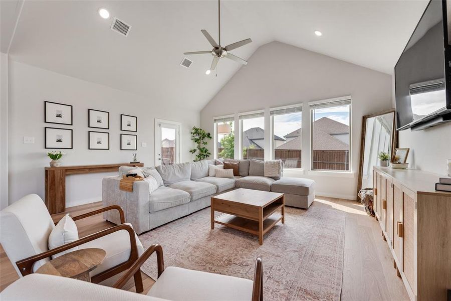 Furnished interior view inside a new home in Devonshire, Forney (Image 4).