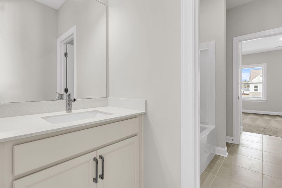 Furnished interior view inside a new home in Tidewater at Lakes of Cane Bay, Summerville (Image 16). Furnished interior view inside a new home in Tidewater at Lakes of Cane Bay, Summerville (Image 16).