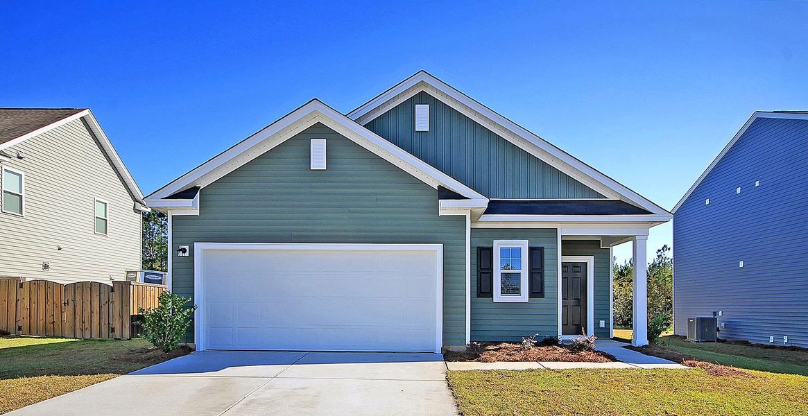 Greenwood Floorplan at Strawberry Station in Moncks Corner, SC