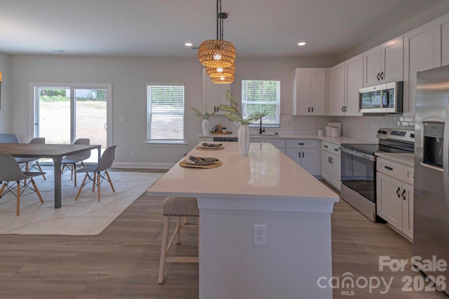 Furnished interior view inside a new home in , Charlotte (Image 14).