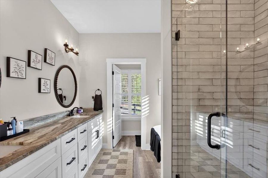 Furnished interior view inside a new home in , Talking Rock (Image 42).