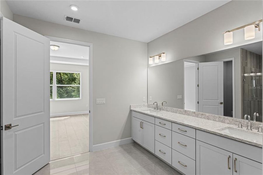 Furnished interior view inside a new home in Cresswind at Hammock Oaks, Lady Lake (Image 9).