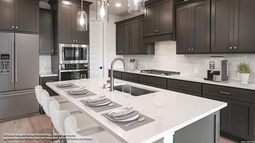 Furnished interior view inside a new home in Legacy at Lake Dunlap, New Braunfels (Image 7).