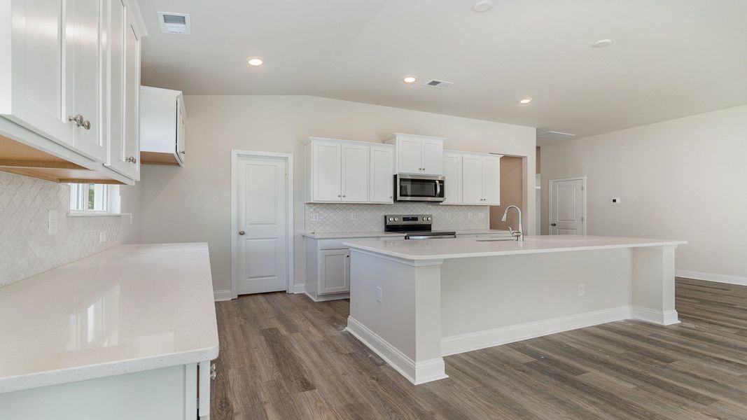 Representative furnished interior of a home built from the EATON by D.R. Horton in Auberon Woods, Conway (Image 5).