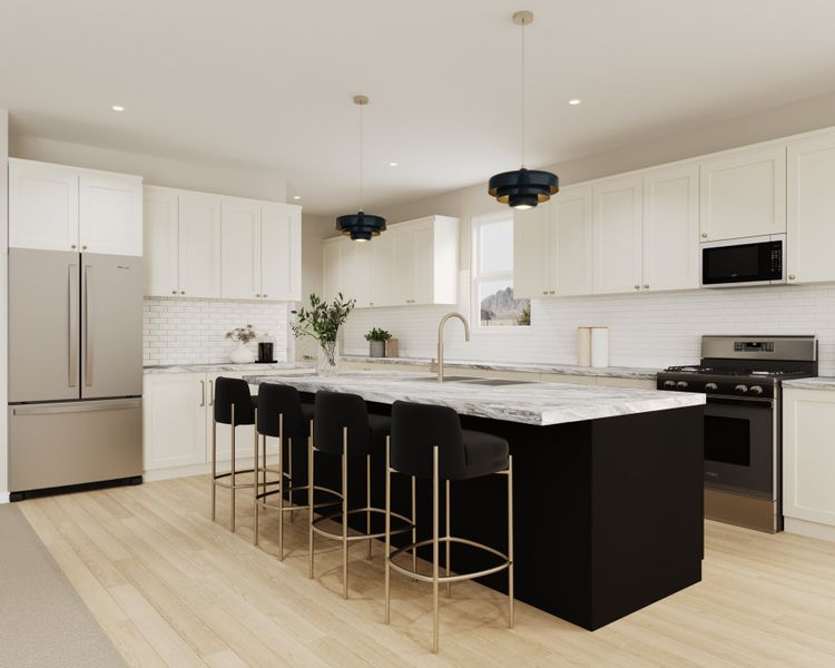 Representative furnished interior of a home built from the Watson by Beazer Homes in Montana Vista: Summit, Buckeye (Image 7).