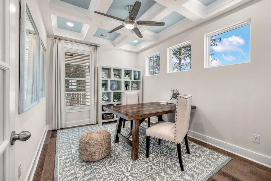 Furnished interior view inside a new home in , Charleston (Image 13).