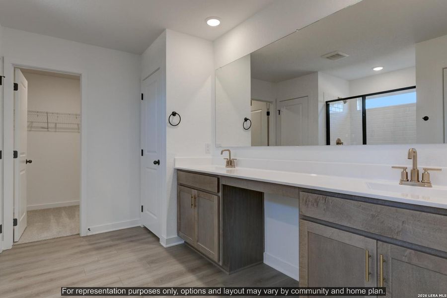 Furnished interior view inside a new home in Hennersby Hollow, San Antonio (Image 8).