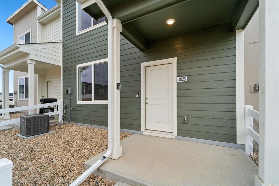 Exterior details and patio area of a home in Liberty Draw, Evans (Image 4).
