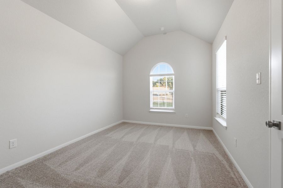 Spacious, unfurnished interior of a new home in The Woodlands at Medina Hills, Mico (Image 19).