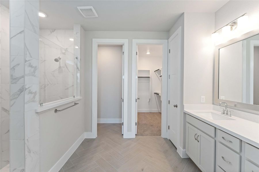 Furnished interior view inside a new home in Arabella on the Prairie, Richmond (Image 10).