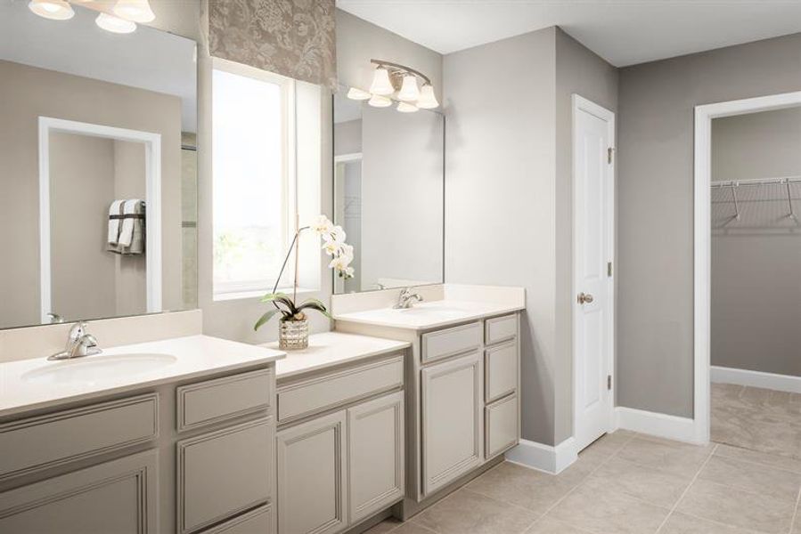 Furnished interior view inside a new home in The Crossings, St. Cloud (Image 13).