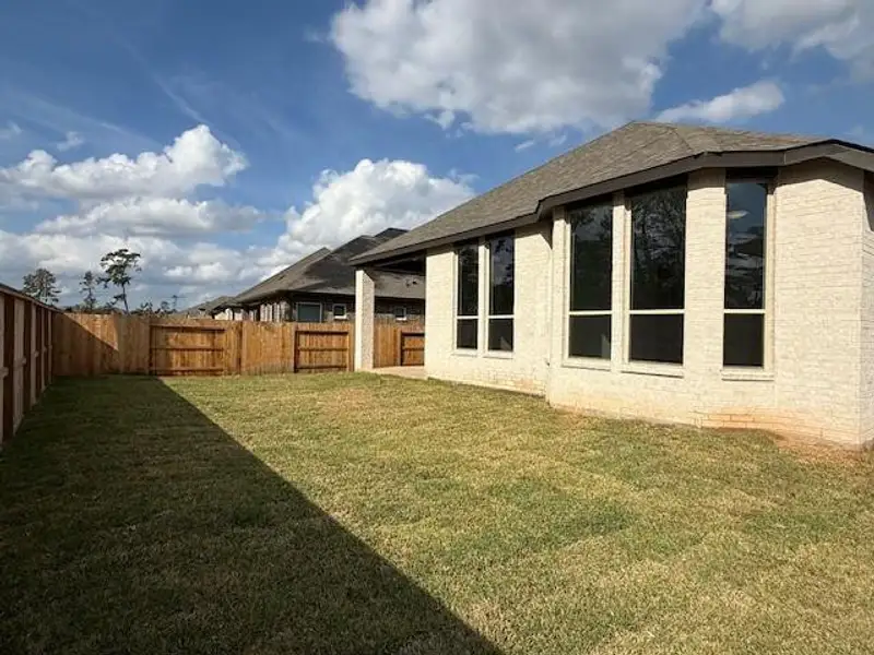 Exterior details and patio area of a home in Grand Central Park: 55ft. lots, Conroe (Image 2).