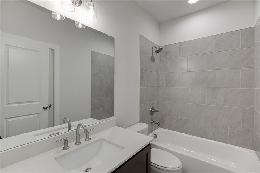Furnished interior view inside a new home in , Buford (Image 17).