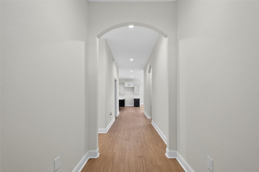 Spacious, unfurnished interior of a new home in , Hitchcock (Image 32).