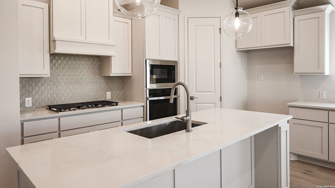 Furnished interior view inside a new home in Meadows of Mill Creek, Seguin (Image 6).
