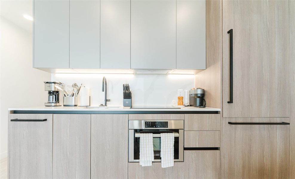 Close-up of interior finishes inside a home in 72 Park, Miami Beach (Image 36).