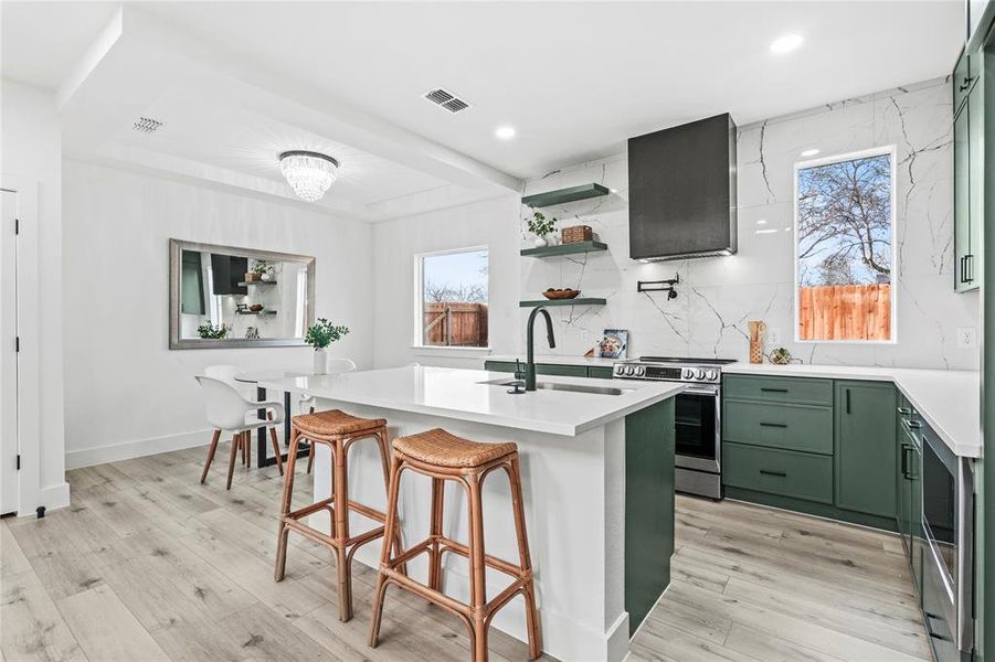 Furnished interior view inside a new home in , Dallas (Image 9). Furnished interior view inside a new home in , Dallas (Image 9).