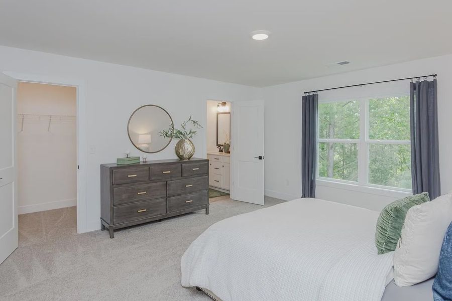 Representative furnished interior of a home built from the 1557 Townhome by Adams Homes in Parkstone Place Townhomes, Roebuck (Image 15).
