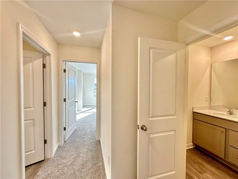 Furnished interior view inside a new home in Champions Village at Cherry Hill, Pendleton (Image 5).
