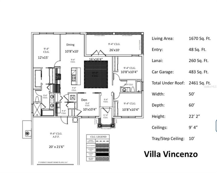 2D floor plan layout of this home in , North Port, FL (Image 2).