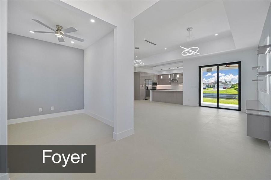 Spacious, unfurnished interior of a new home in , Cape Coral (Image 28). Spacious, unfurnished interior of a new home in , Cape Coral (Image 28).