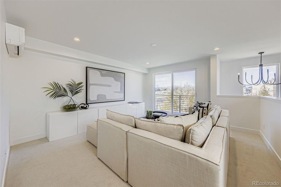 Furnished interior view inside a new home in , Denver (Image 16).